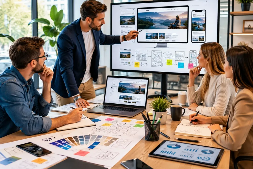Premium website design strategy planning