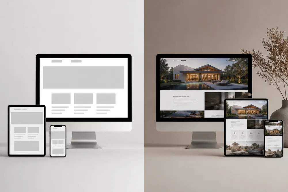 Custom vs template website design