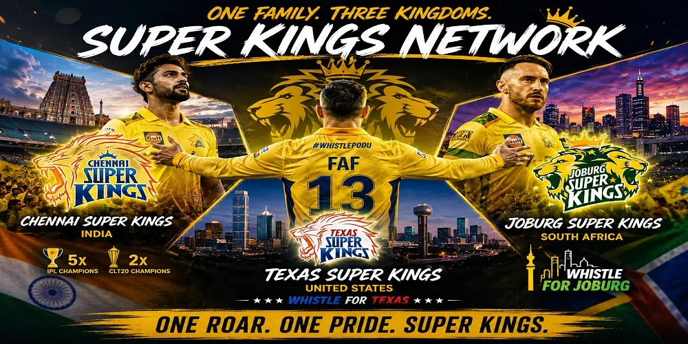 All Franchise Teams Owned by CSK Complete Super Kings Network