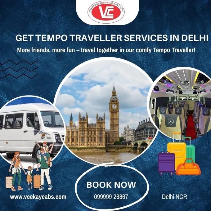 Travelling With a Big Group? Hire a Tempo Traveller