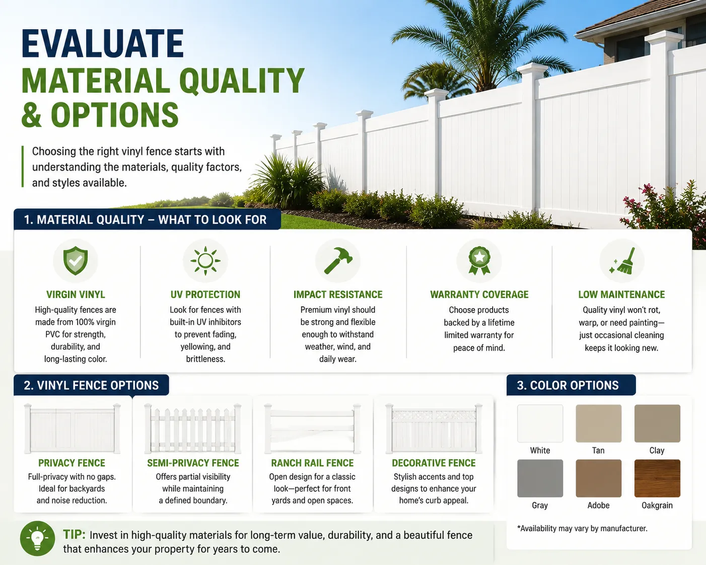 How to Choose the Right Contractor for Vinyl Privacy Fence Installation in San Diego