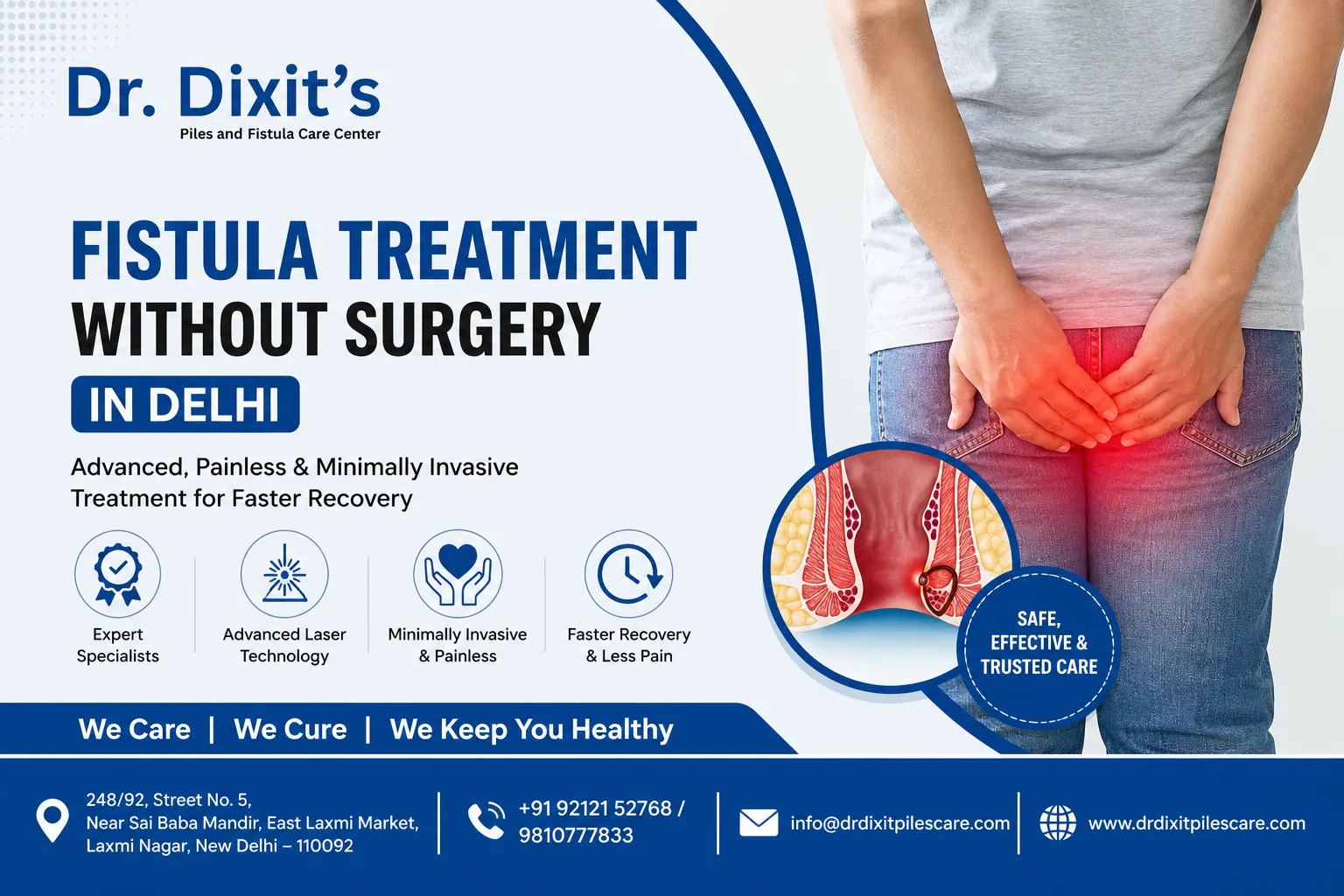 Fistula Treatment Without Surgery in Delhi: Safe, Effective & Advanced Healing Options