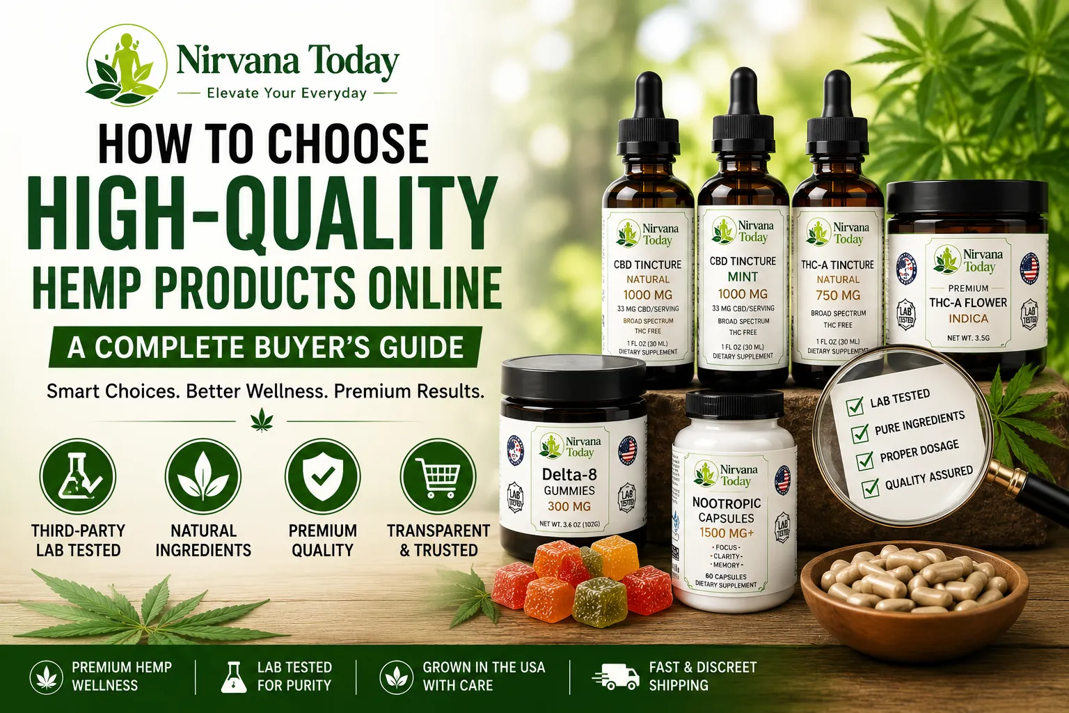 How to Choose High-Quality Hemp Products Online: A Complete Buyer’s Guide