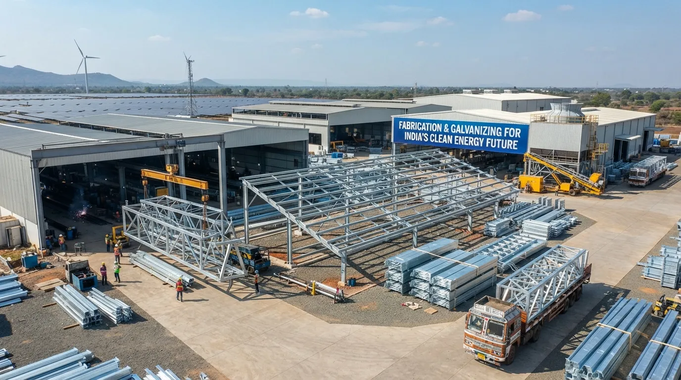 Best Fabrication and Galvanizing Company in India: Why KP Green Engineering Is Building the Backbone of India’s Clean-Energy Decade