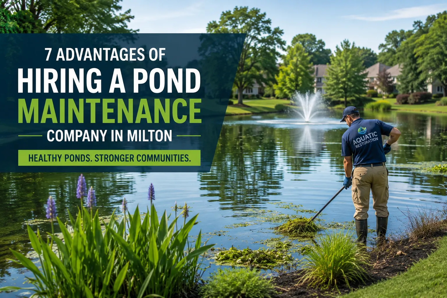 7 Advantages of Hiring a Pond Maintenance Company in Milton