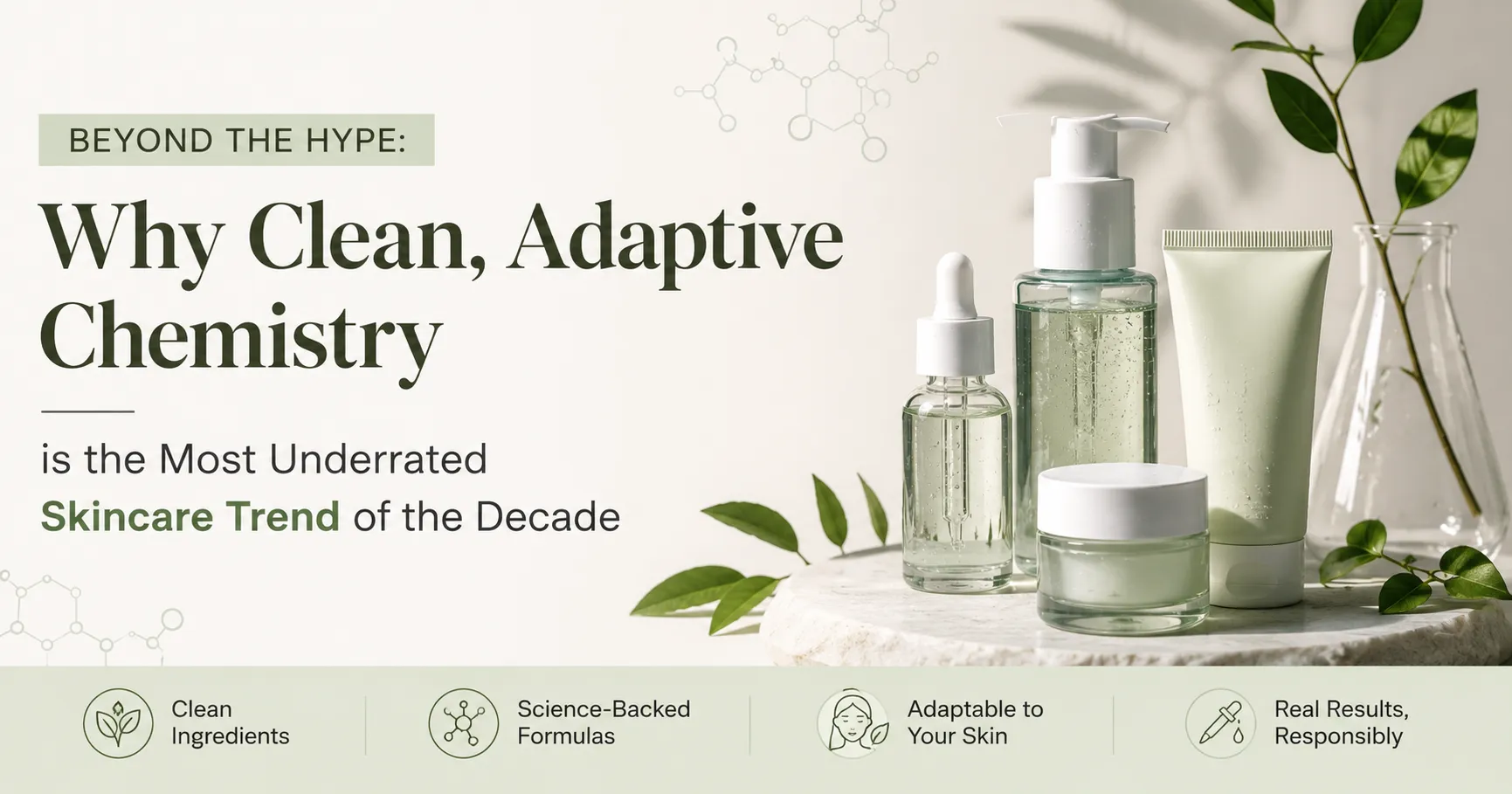 Beyond the Hype: Why Clean, Adaptive Chemistry is the Most Underrated Skincare Trend of the Decade