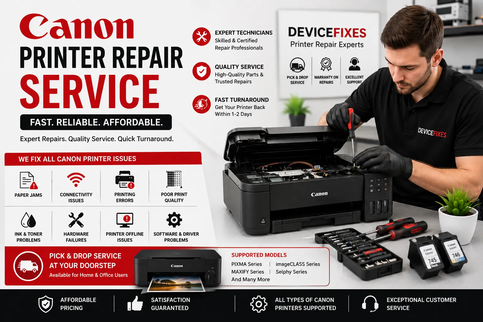 Canon Printer Repair Service: Reliable Solutions for Fast and Professional Printer Repairs
