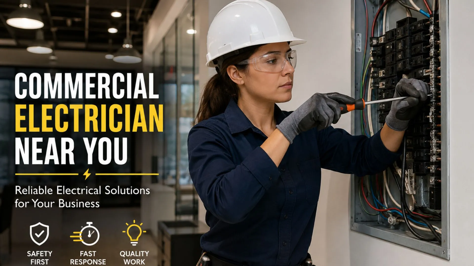 How a Commercial Electrician Near You Helps Keep Your Business Running Without Downtime