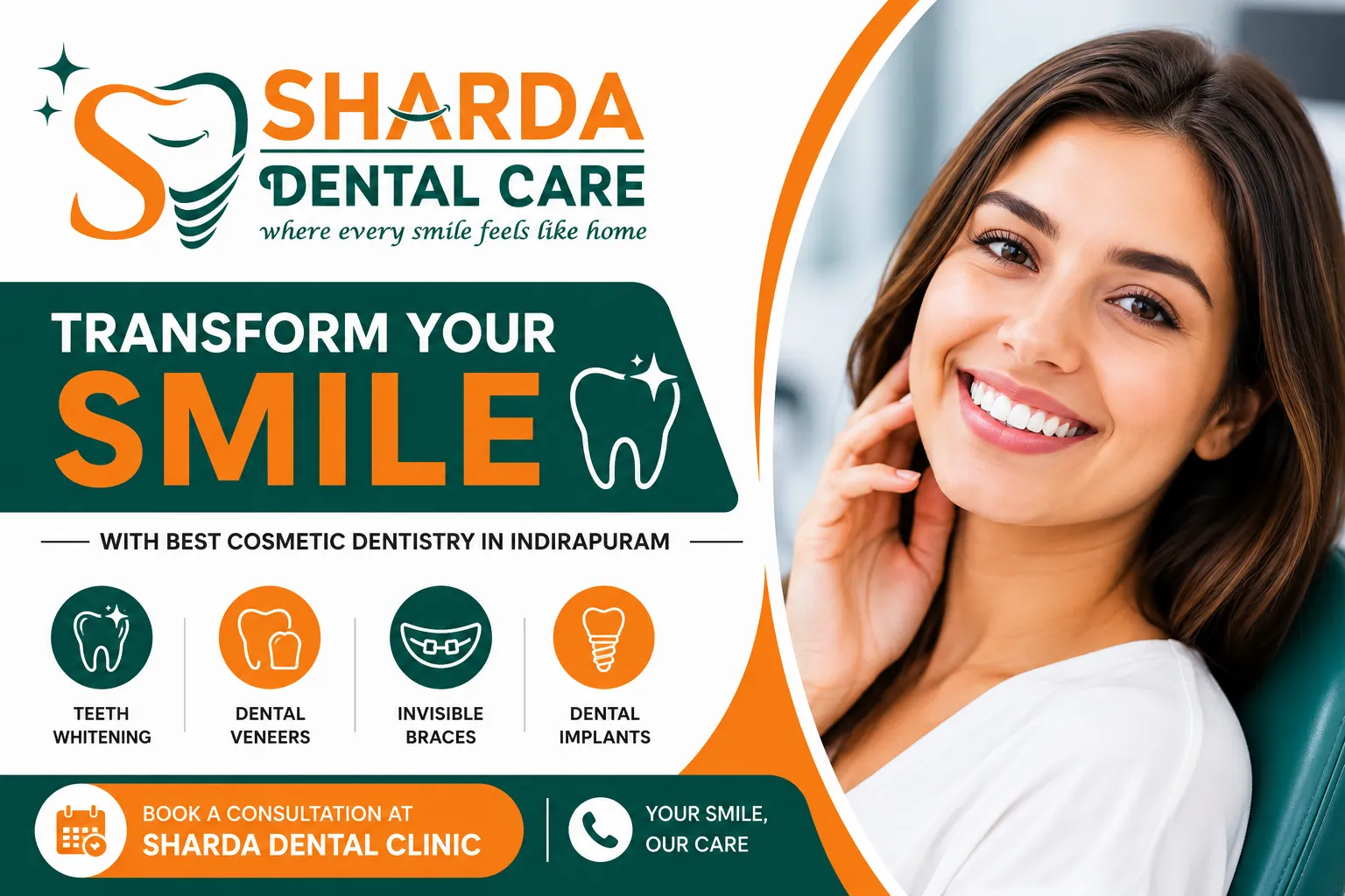 Transform Your Smile with the Best Cosmetic Dentistry in Indirapuram