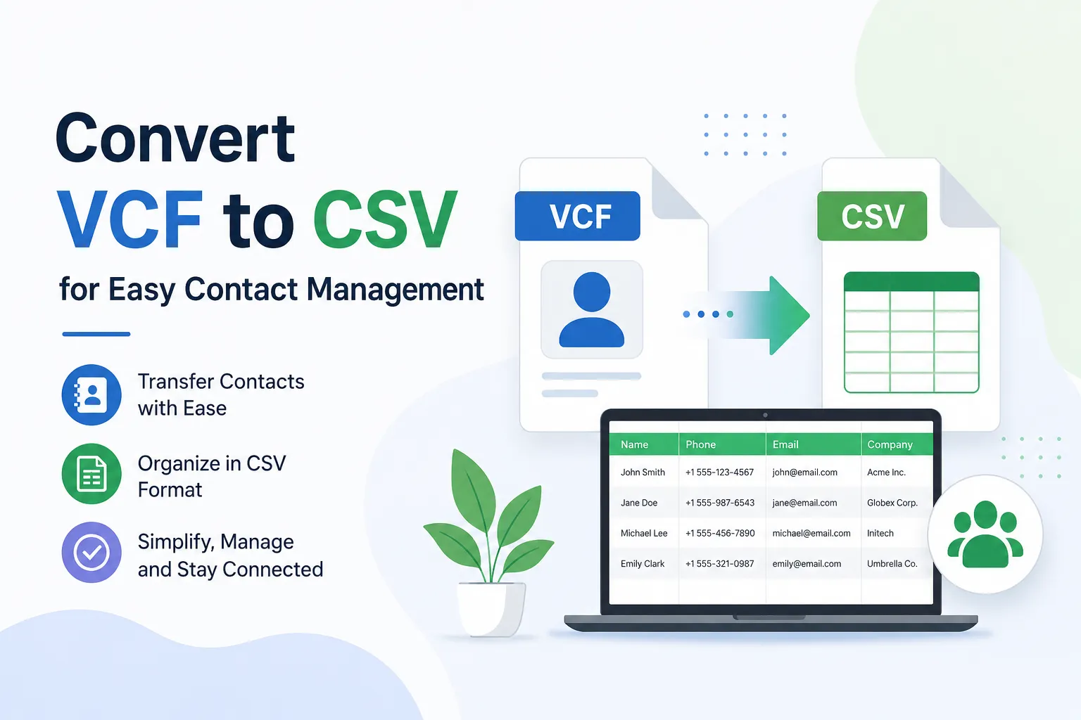How to Convert VCF to CSV for Easy Contact Management