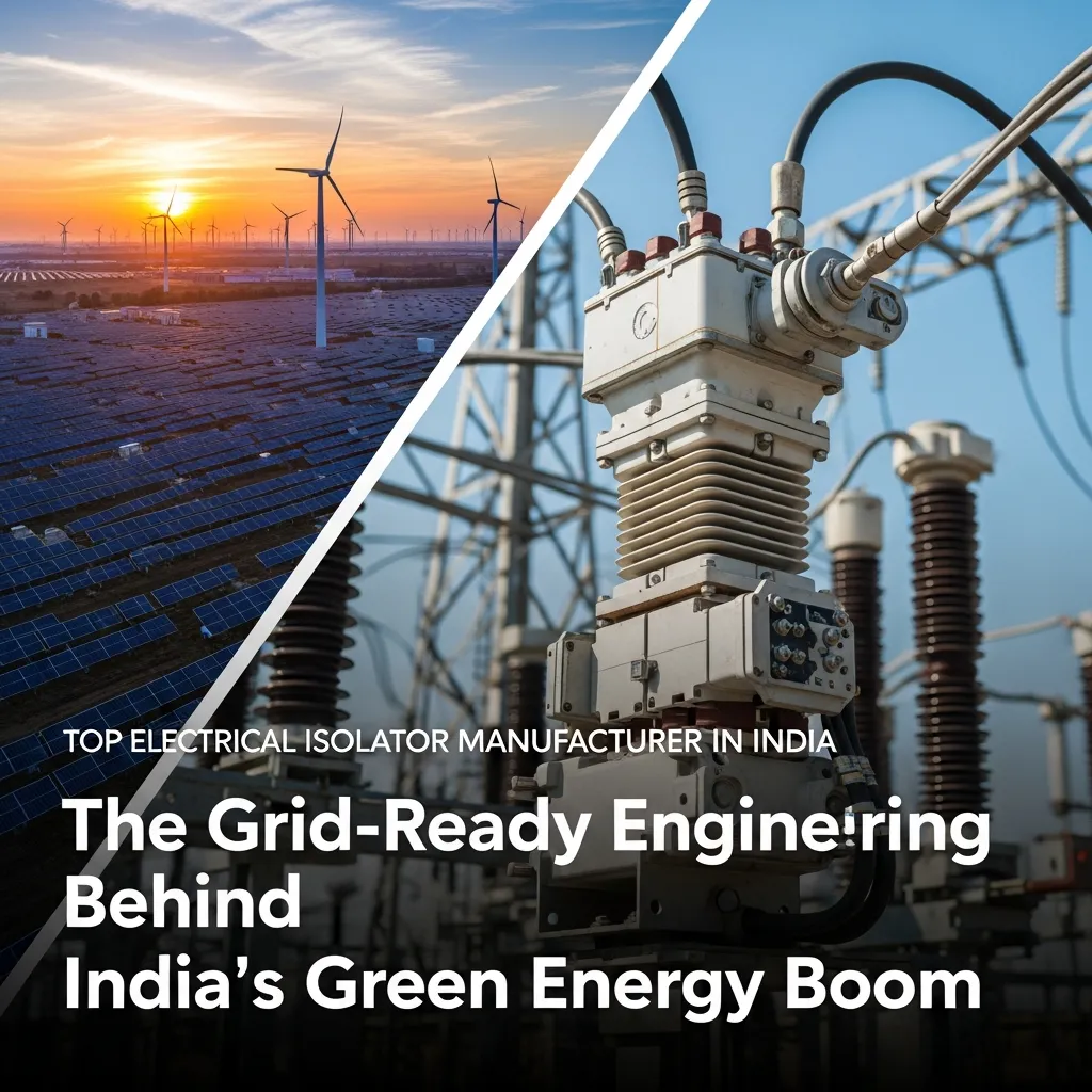 Top Electrical Isolator Manufacturer in India: The Grid-Ready Engineering Behind India’s Green Energy Boom