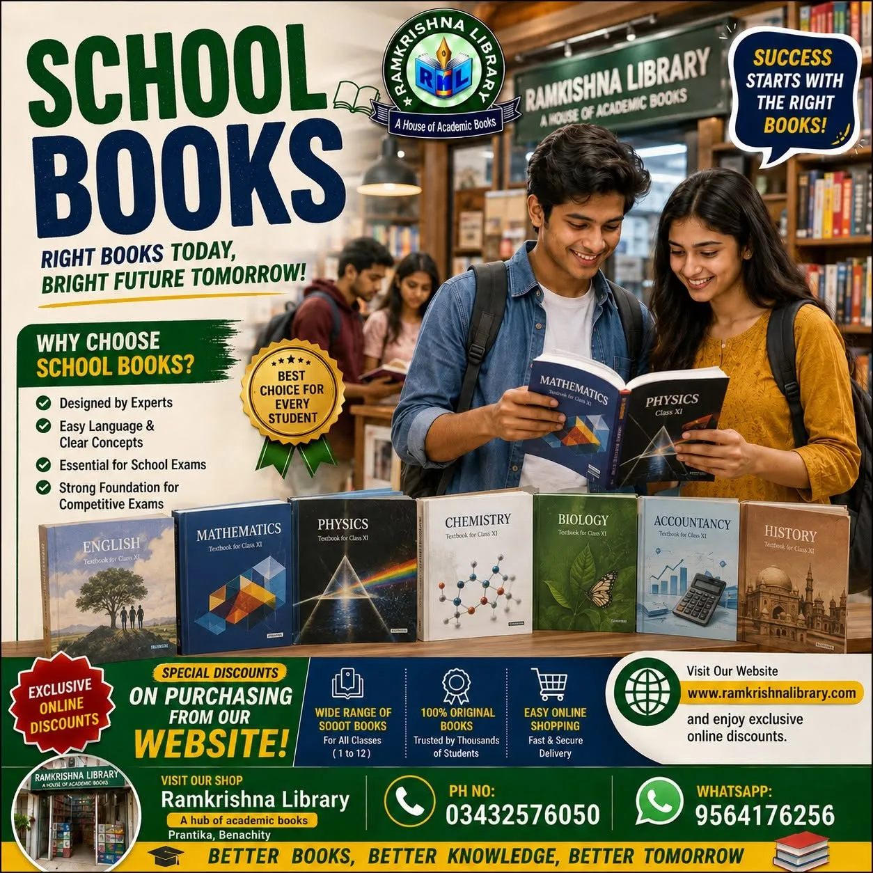 Your Gateway to Knowledge: Why You Should Buy Books in Durgapur at Ramkrishna Library
