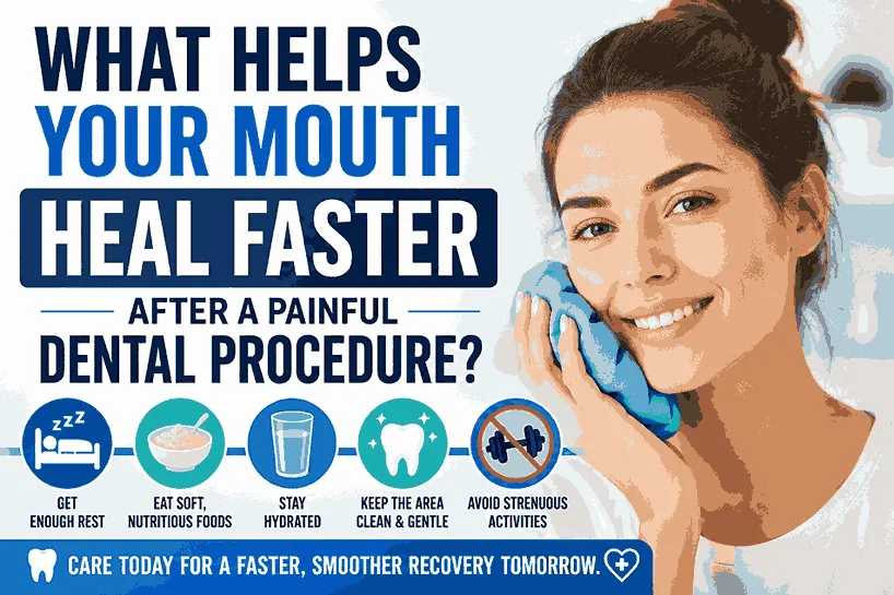What Helps Your Mouth Heal Faster After a Painful Dental Procedure?