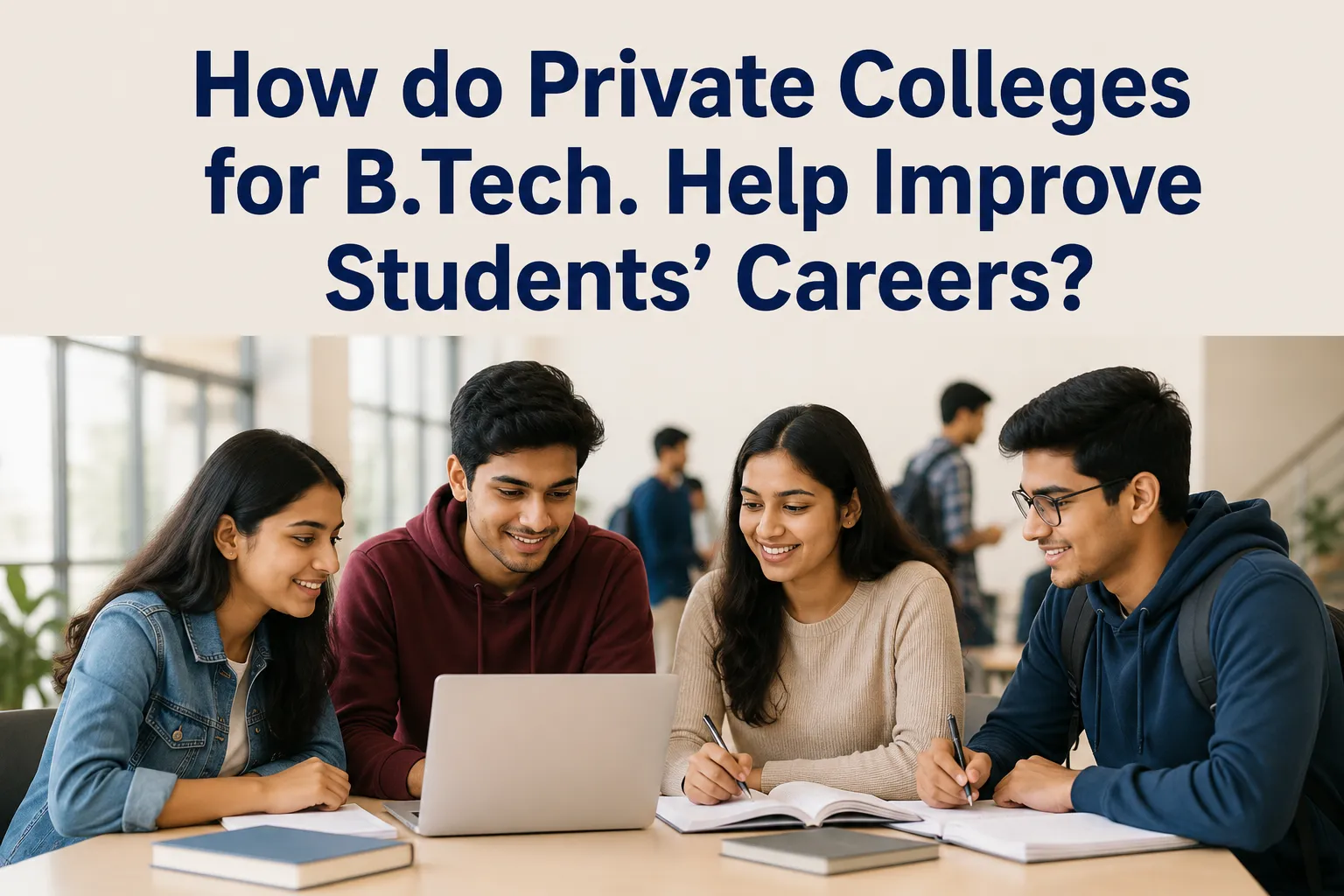 How do Private Colleges for B.Tech. Help Improve Students’ Careers?