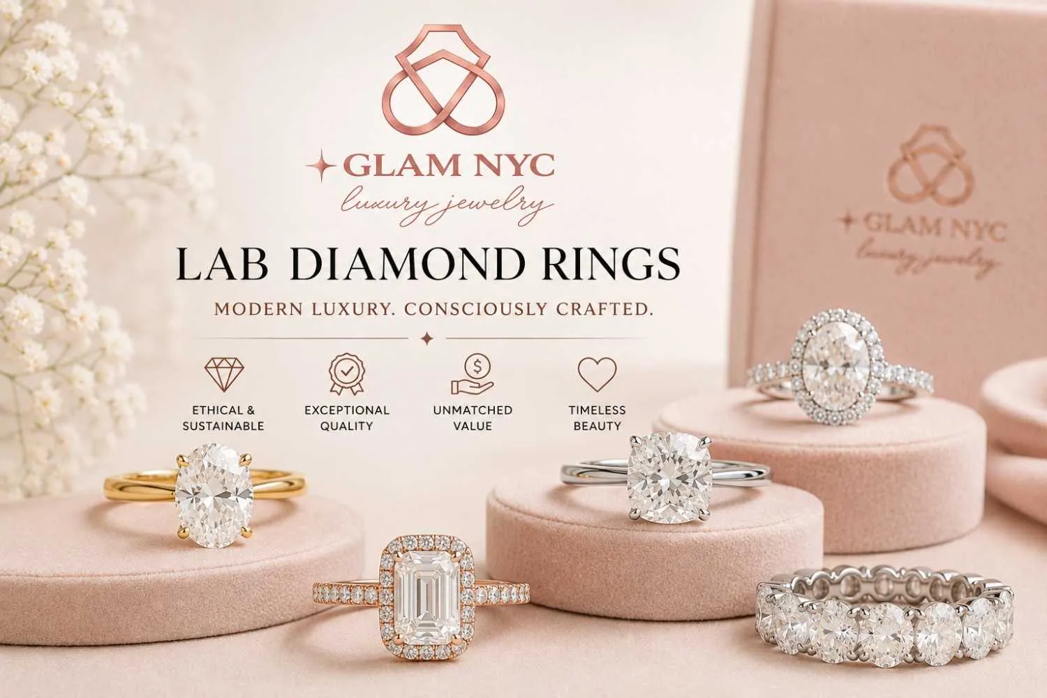 Lab Diamond Rings Modern Luxury for Every Occasion