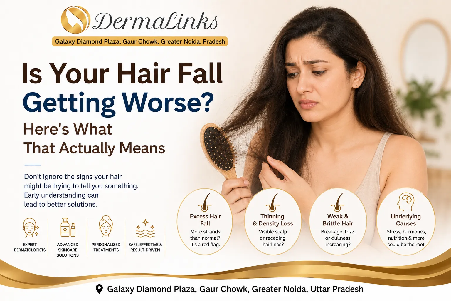 Is Your Hair Fall Getting Worse? Here's What That Actually Means