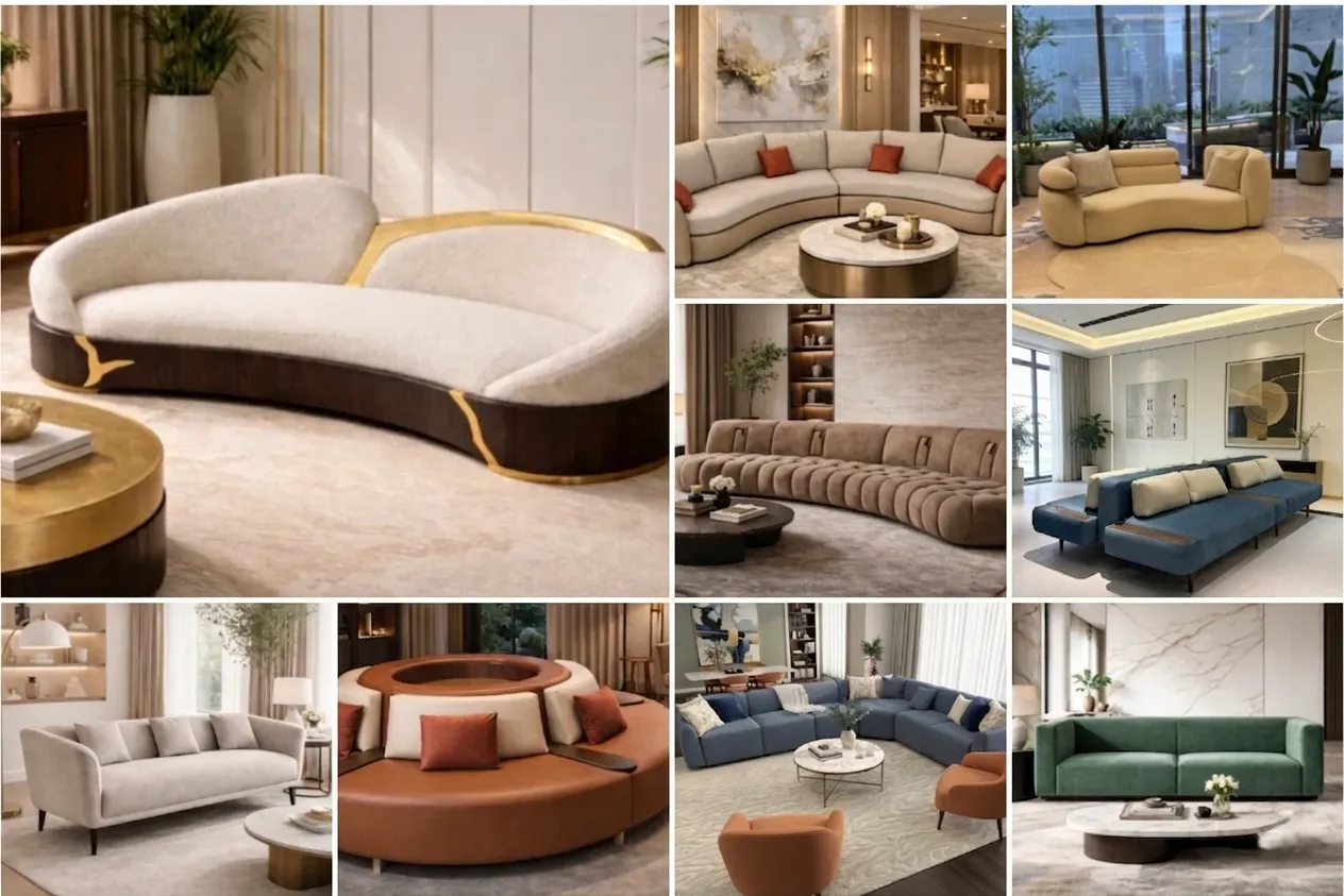 The Sculptural Sofa: Why Curved, Statement Seating Is Replacing Boxy Designs