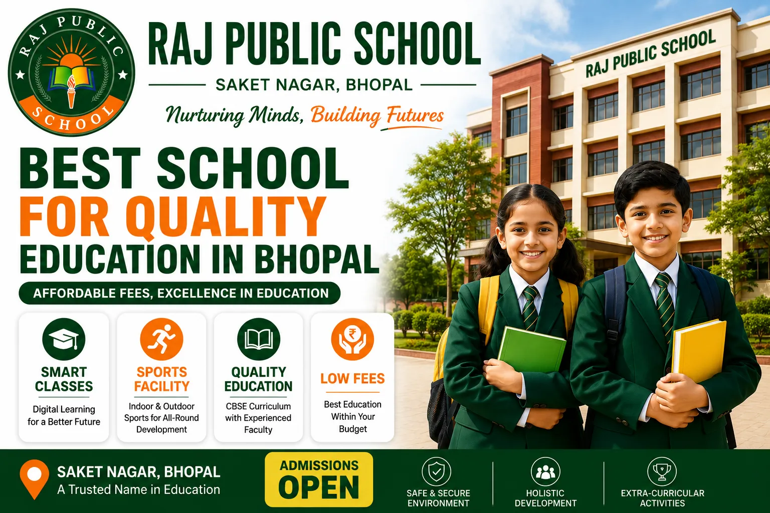 Raj Public School, Saket Nagar: Best School for Quality Education in Bhopal