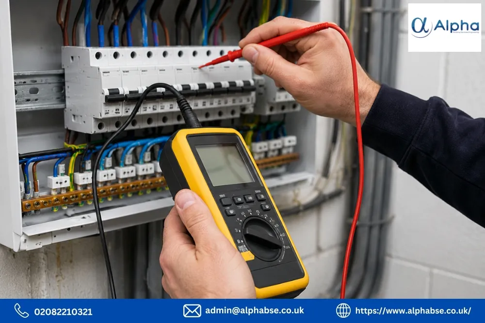 electrician installation tester distribution board inspection