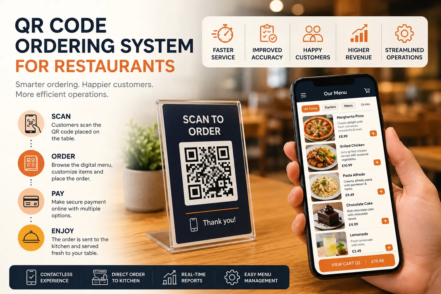 QR Code Ordering System for Restaurants: Benefits, Costs & Why Restaurants Are Making the Switch