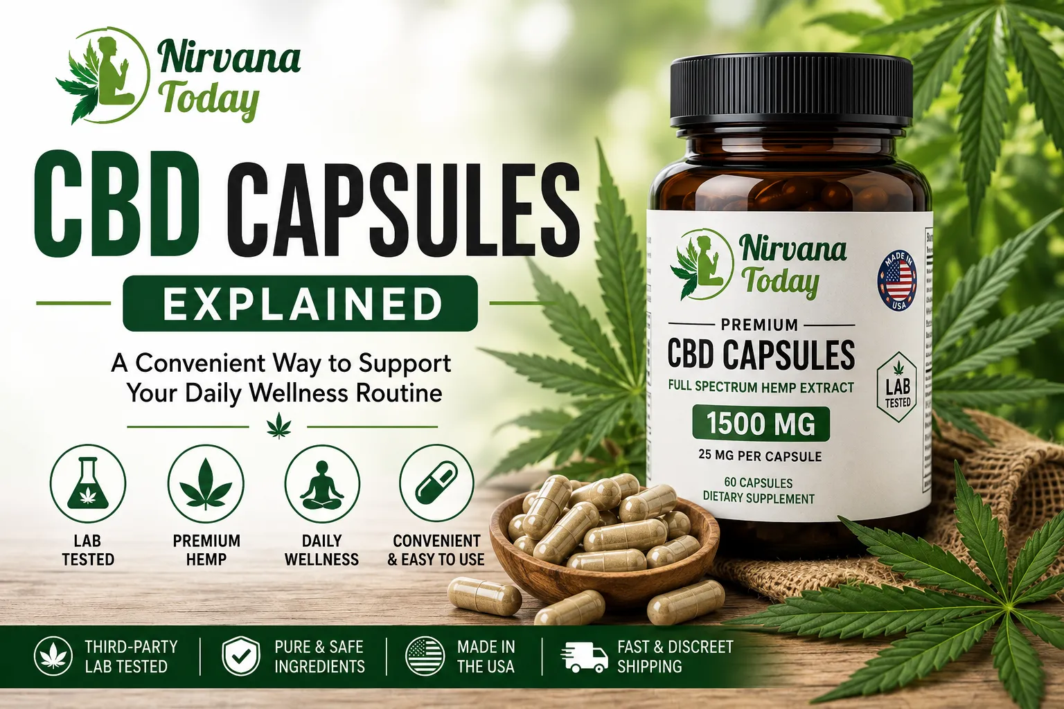 CBD Capsules Explained: A Convenient Way to Support Your Daily Wellness Routine