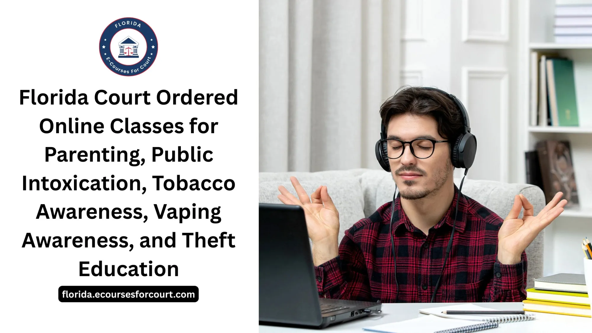 Florida Court Ordered Online Classes for Parenting, Public Intoxication, Tobacco Awareness, Vaping Awareness, and Theft Education