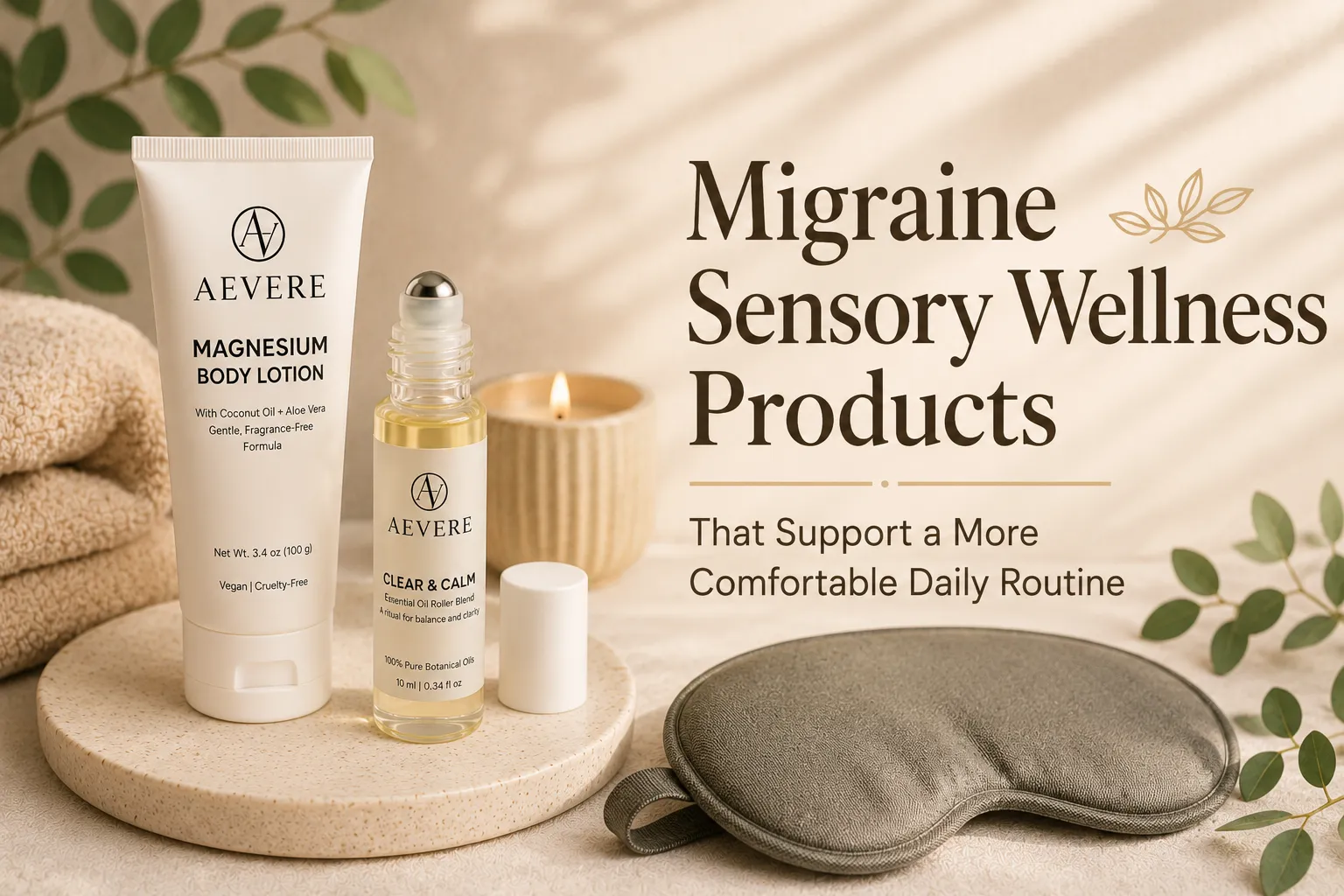 Migraine Sensory Wellness Products That Support a More Comfortable Daily Routine