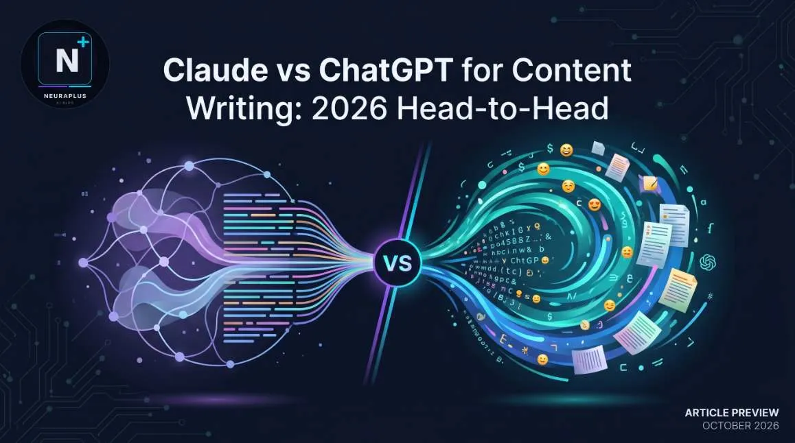 Claude vs ChatGPT for Content Writing: 2026 Head-to-Head