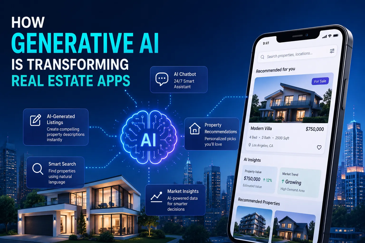 How Generative AI is Transforming Real Estate Apps