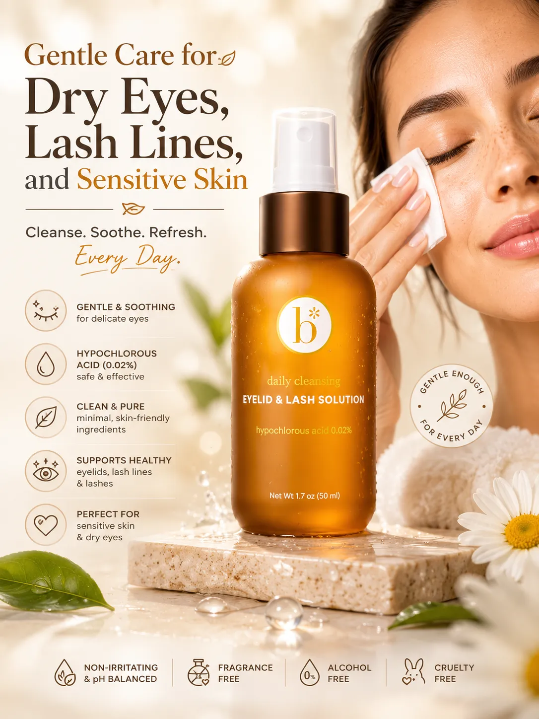 Clean Beauty Eyelid Solution: The Secret to Healthier-Looking Lashes