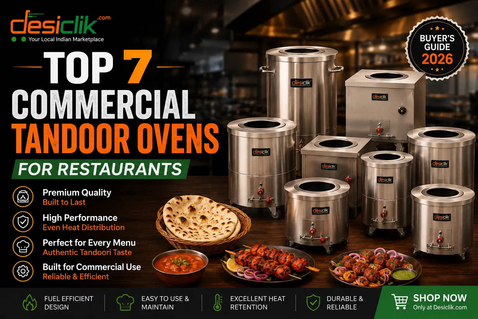 Top 7 Commercial Tandoor Ovens for Restaurants: Buyer's Guide for 2026