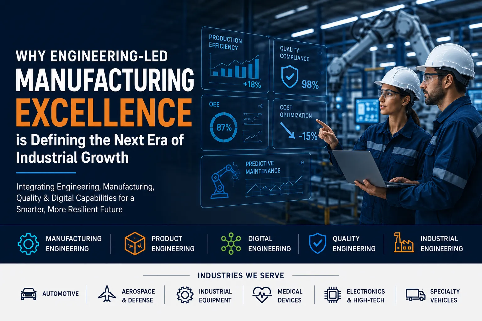 Why Engineering-Led Manufacturing Excellence Is Defining the Next Era of Industrial Growth