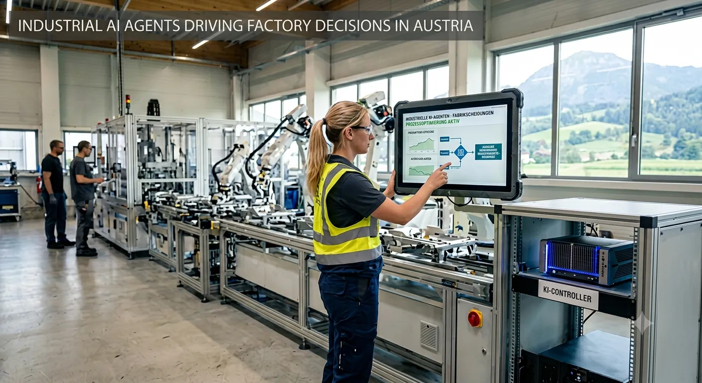 Industrial AI Agents for Manufacturing: How Austrian Enterprises Are Moving from Dashboards to Autonomous Decision-Making