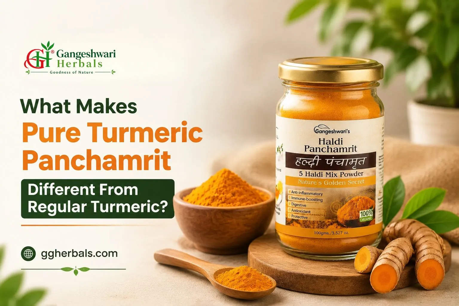 What Makes Pure Turmeric Panchamrit Different From Regular Turmeric?