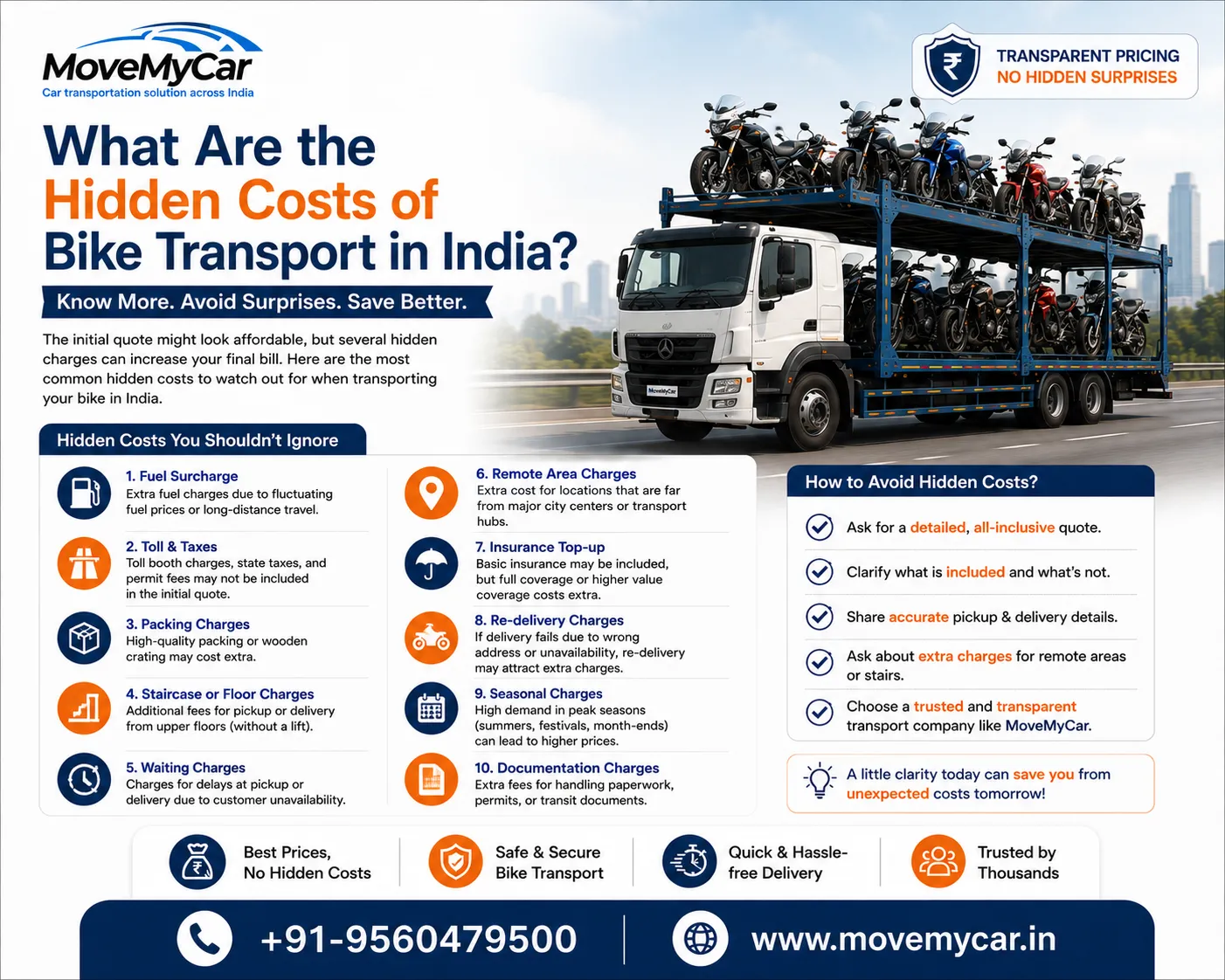 What Are the Hidden Costs of Bike Transport in India?