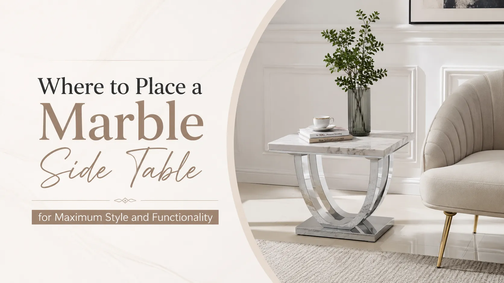 Where to Place a Marble Side Table for Maximum Style and Functionality