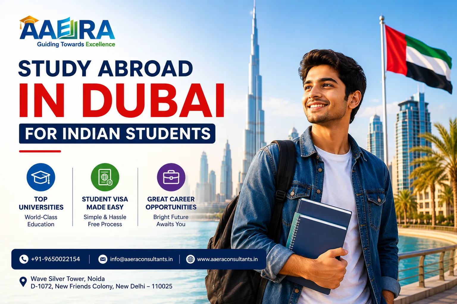 Study Abroad in Dubai for Indian Students: Complete Guide to Universities, Student Visas, Costs & Career Opportunities