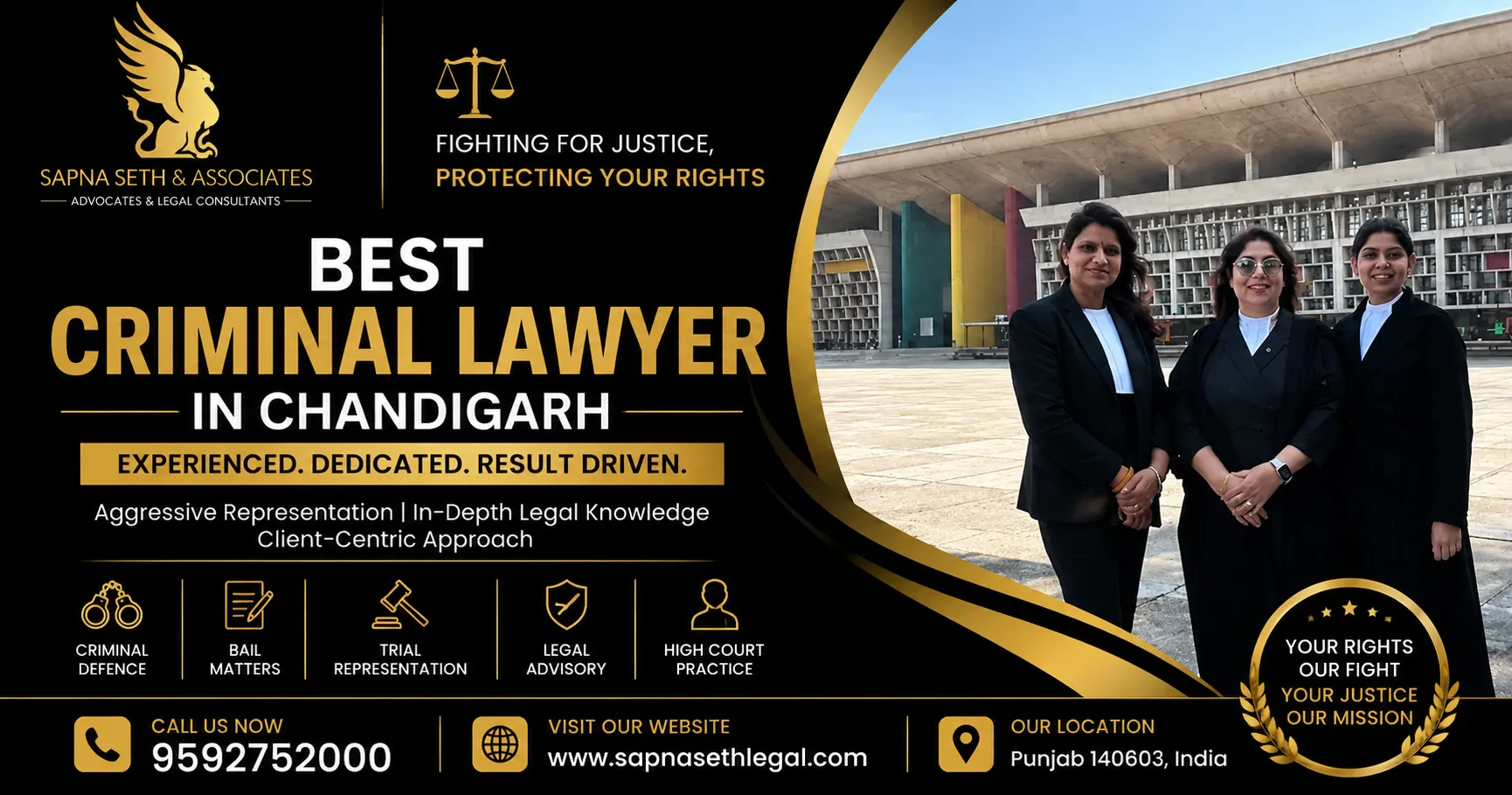 How to Choose the Best Criminal Lawyer in Chandigarh Easily?
