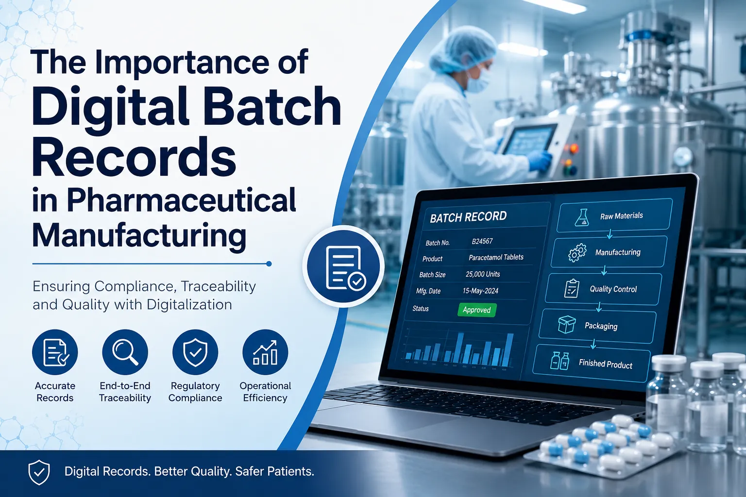 The Importance of Digital Batch Records in Pharmaceutical Manufacturing