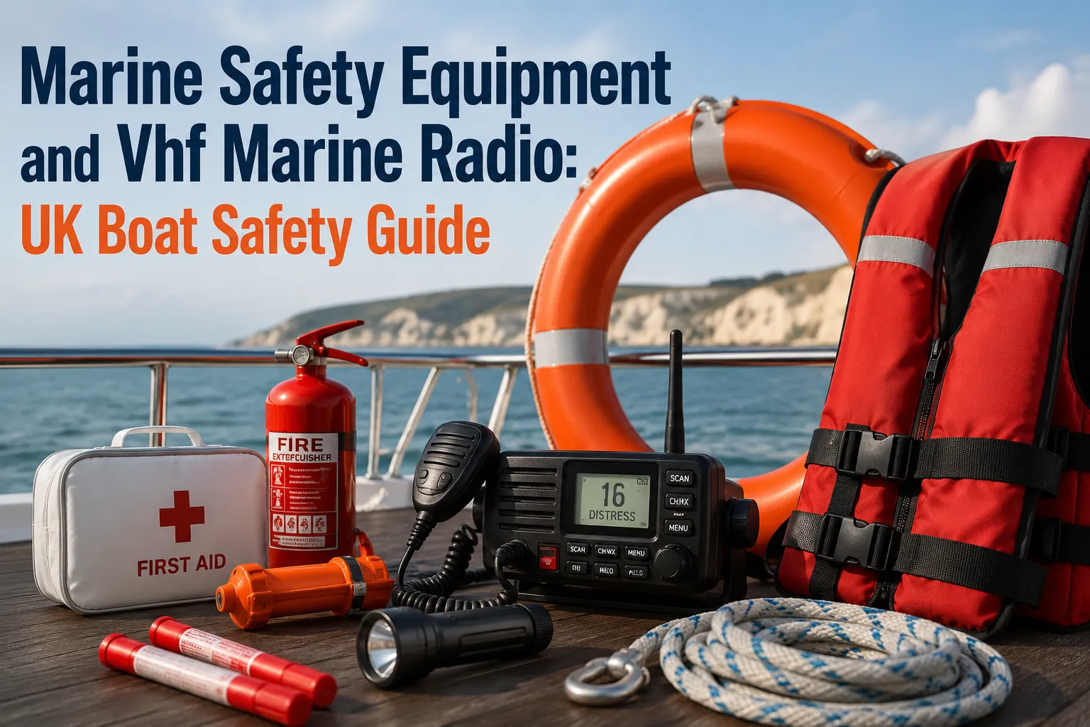 Marine Safety Equipment and Vhf Marine Radio: UK Boat Safety Guide