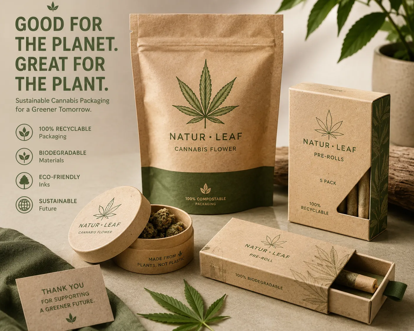 Eco-Friendly Cannabis Packaging: A Greener Future for the Cannabis Industry