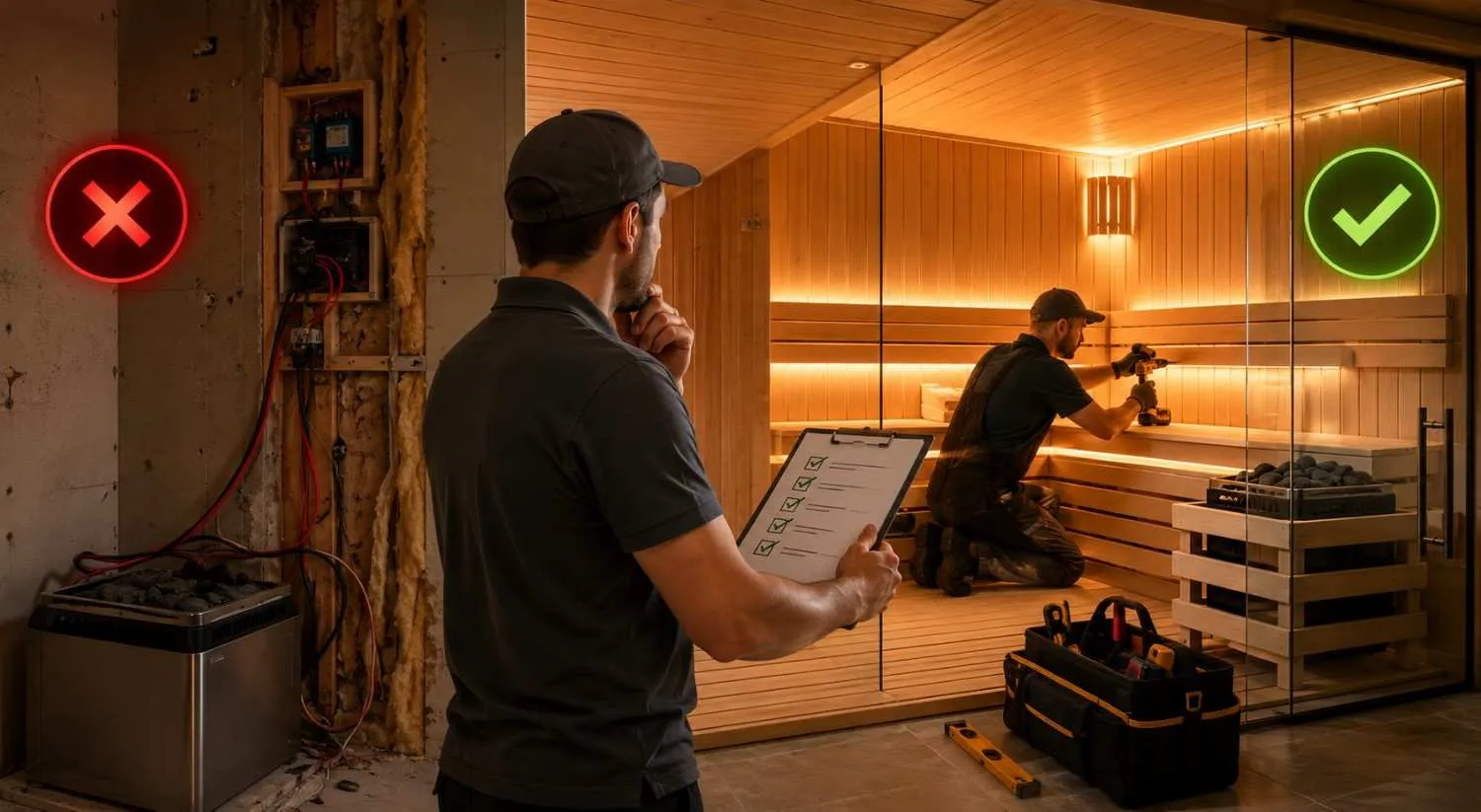 Common Sauna Installation Mistakes And How Professional Contractors Avoid Them