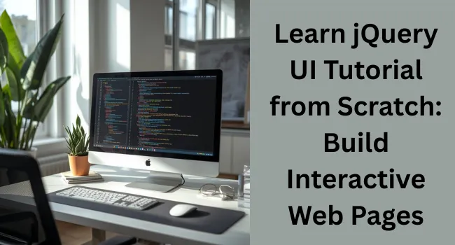 jQuery UI Tutorial: A Complete Guide to Building Interactive Web Interfaces Easily