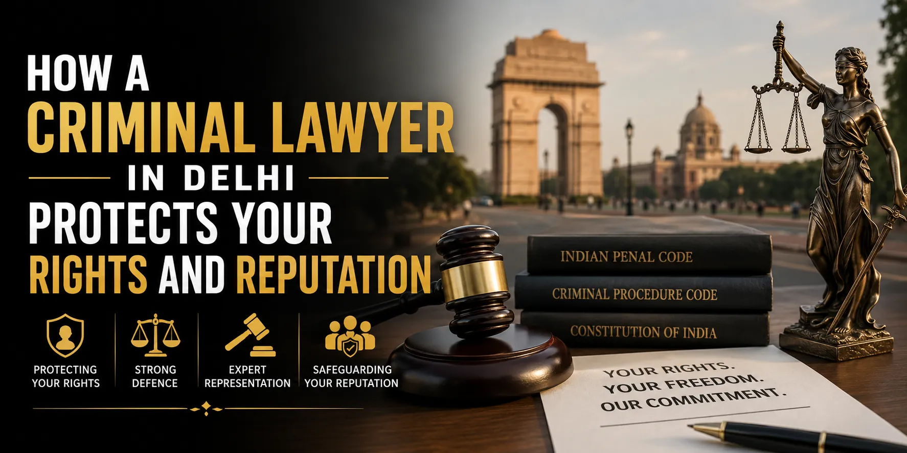 How a Criminal Lawyer in Delhi Protects Your Rights and Reputation
