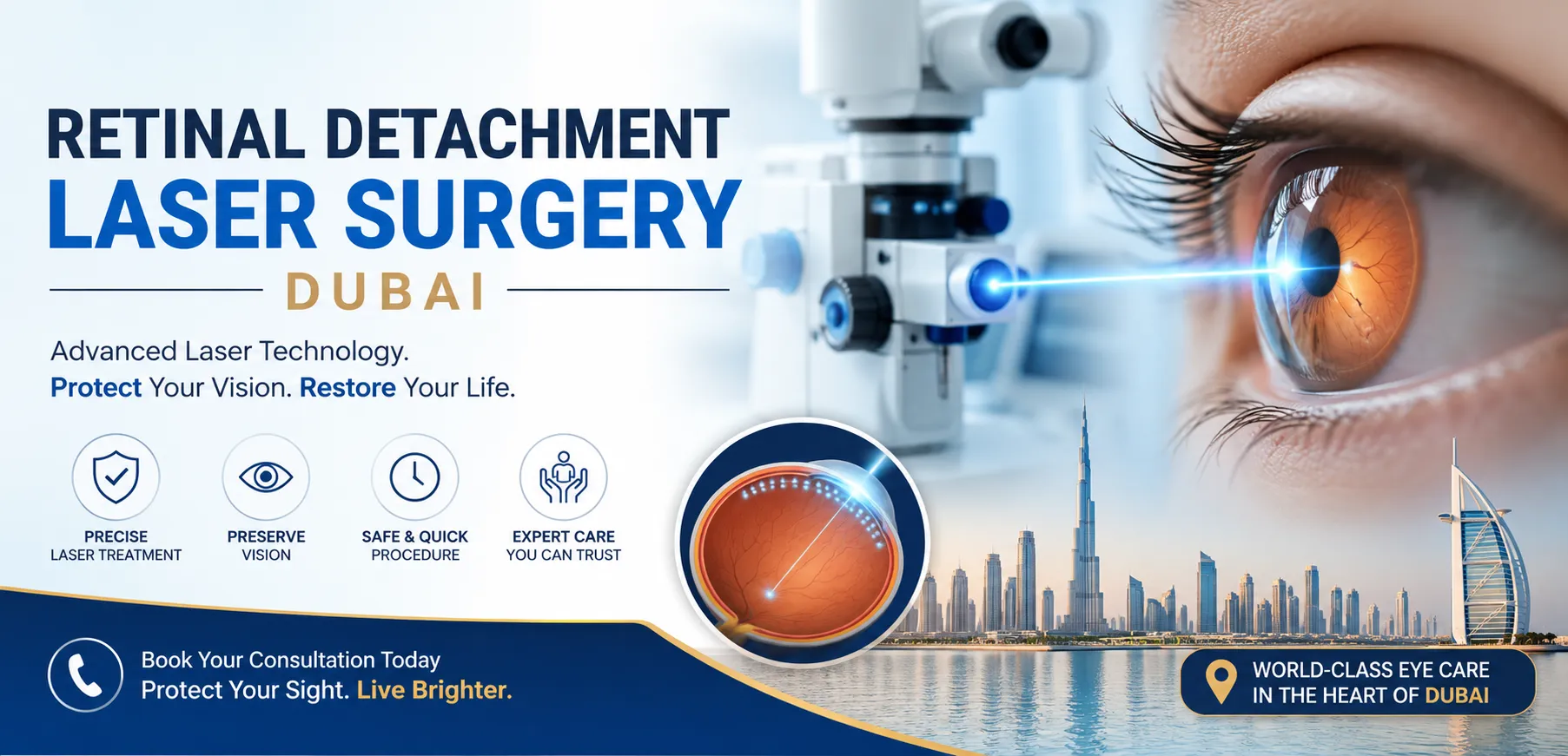 Retinal Detachment Laser Surgery Dubai: Advanced Eye Treatment