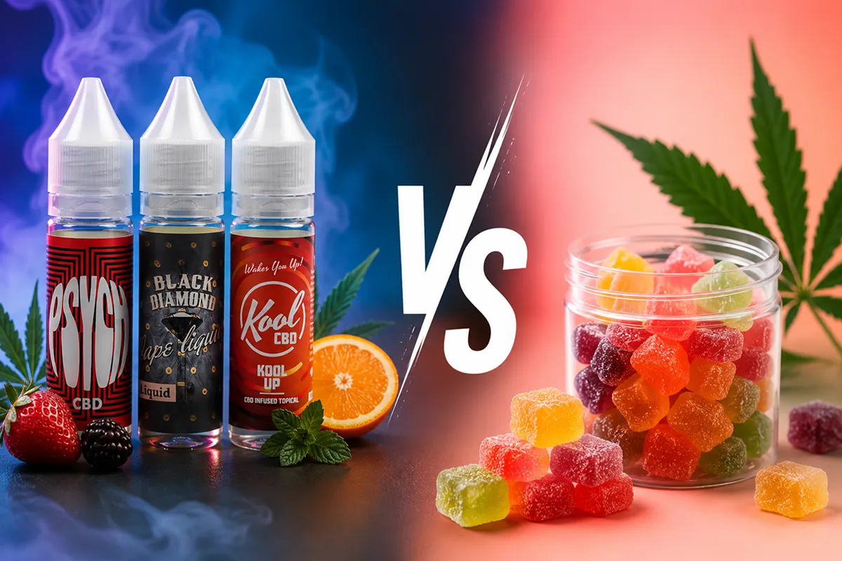 CBD Vape Juice vs Gummies: Which Product Fits Your Lifestyle Best?