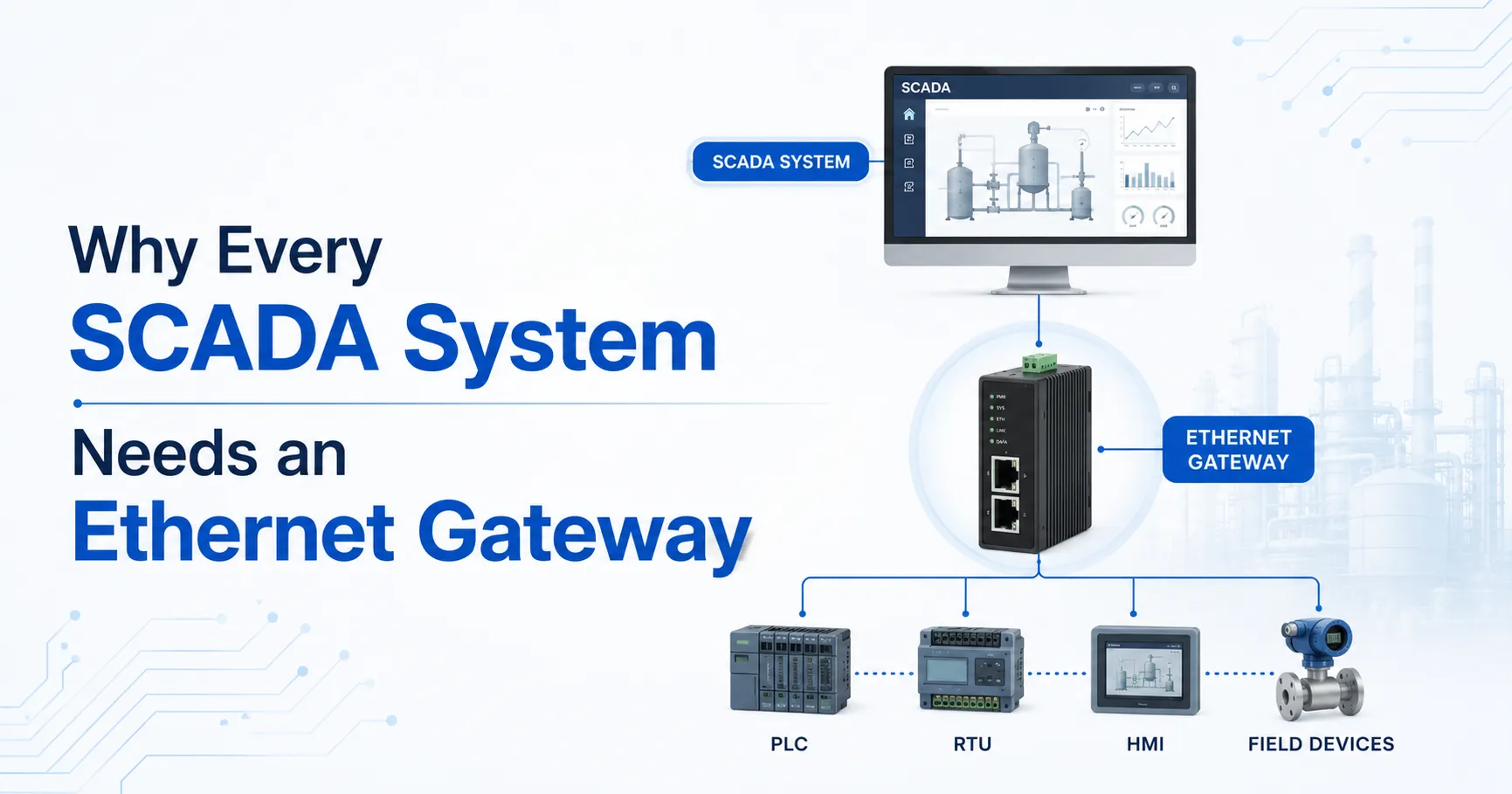 Why Every SCADA System Needs an Ethernet Gateway