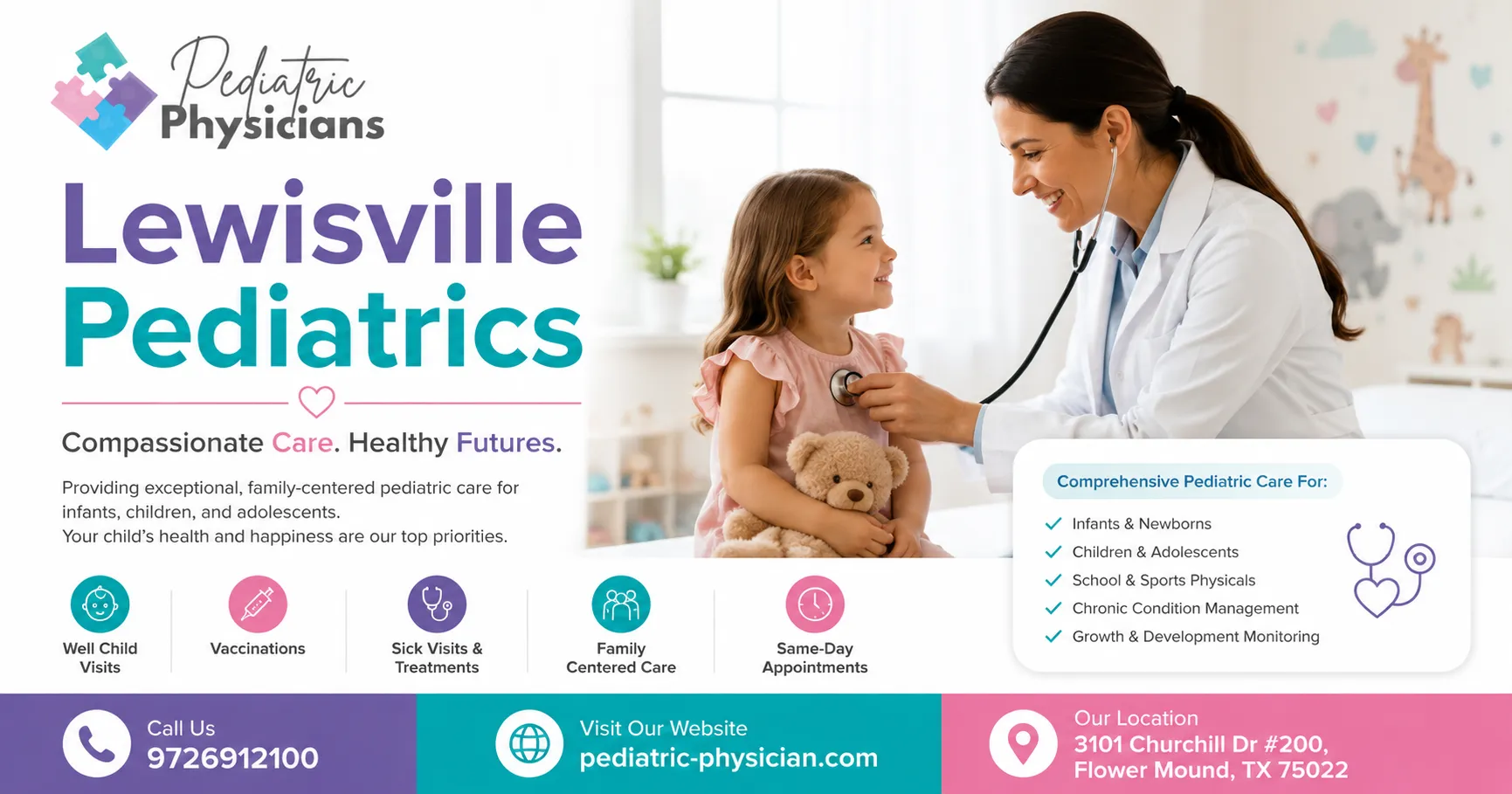 Why Do Parents Trust Lewisville Pediatrics for Child Healthcare?
