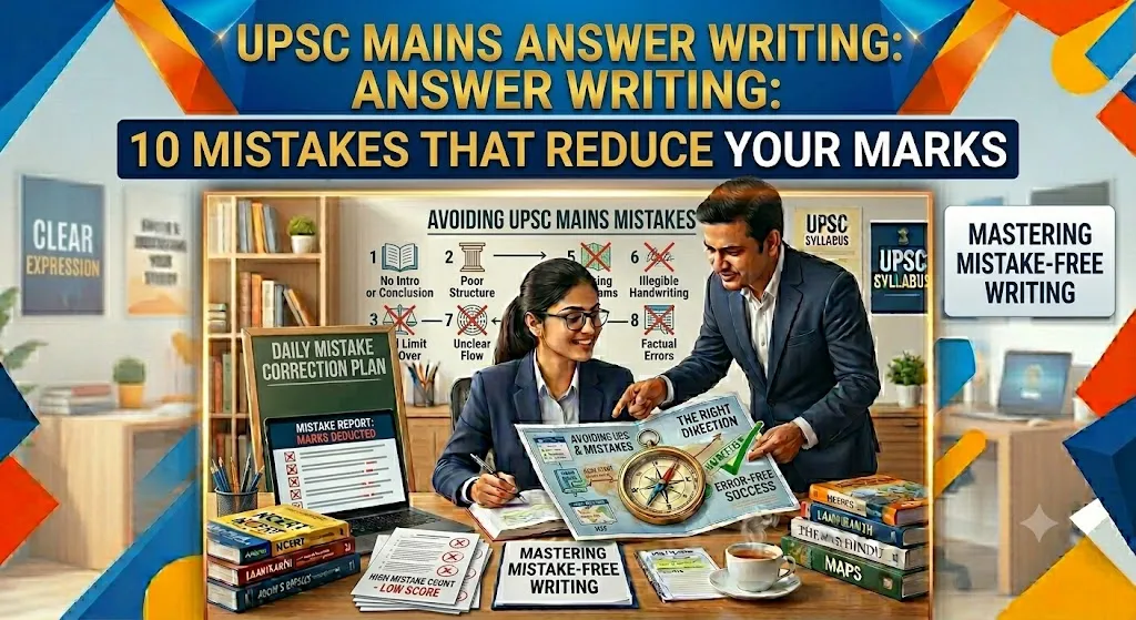 UPSC Mains Answer Writing: 10 Mistakes That Reduce Your Marks