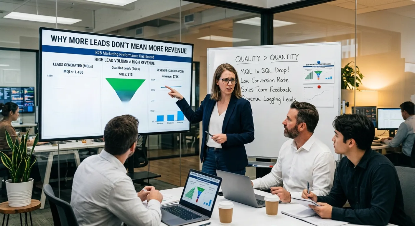 Why More Leads Don’t Mean More Revenue in B2B Marketing